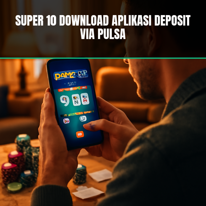Aplikasi Super 10 download dengan deposit via pulsa